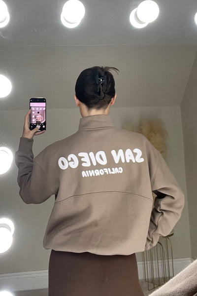 The MYLA Sweatshirt | Mocha