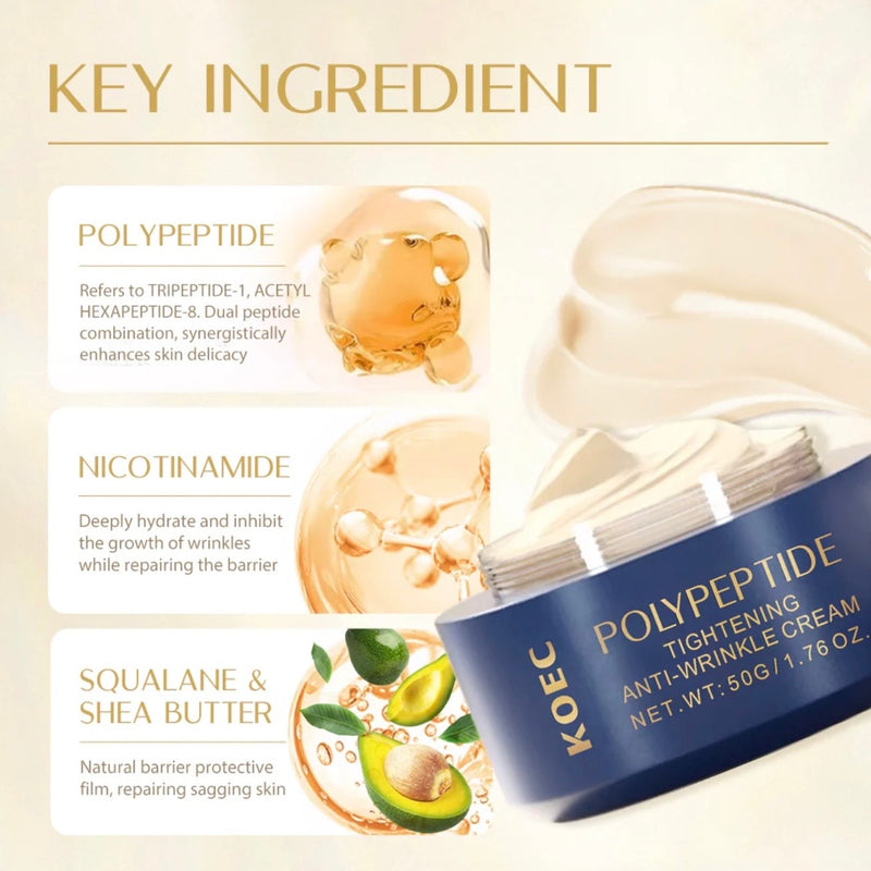 The KOEC Polypeptide Anti Wrinkle Cream | 50g