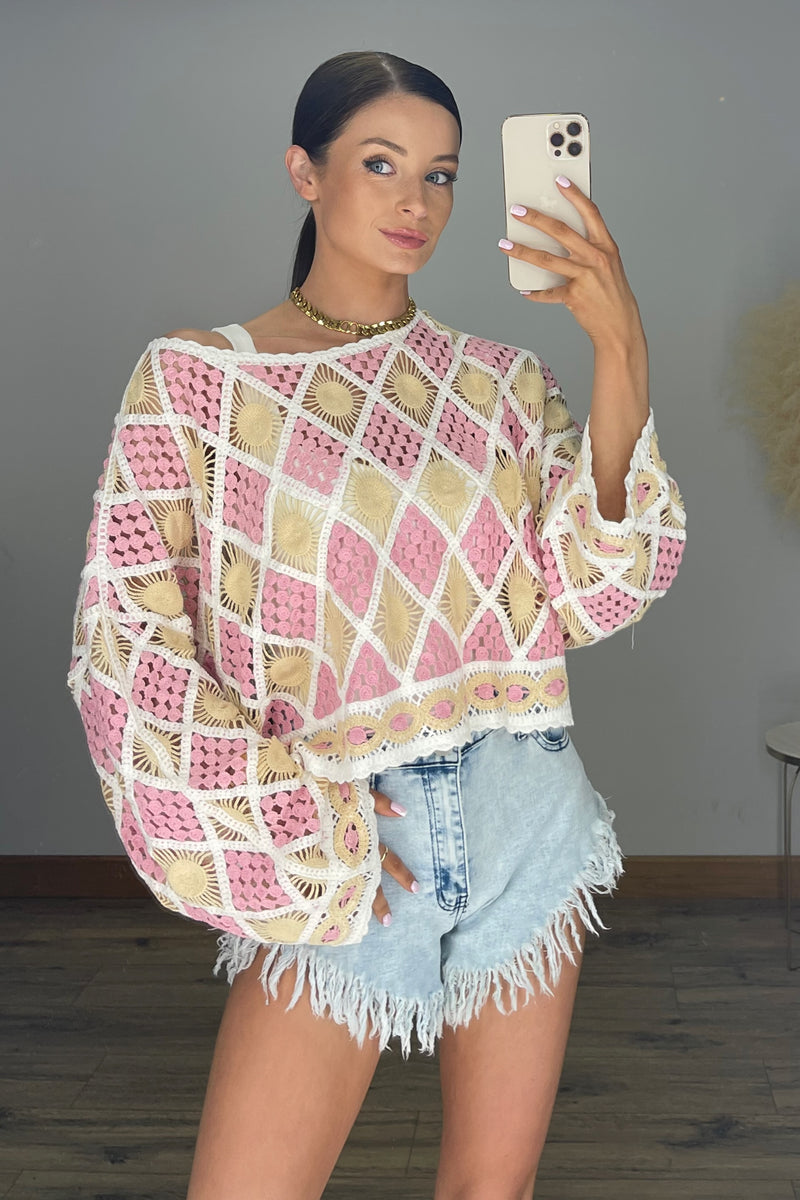 KITTY Premium Slouchy Crochet Top